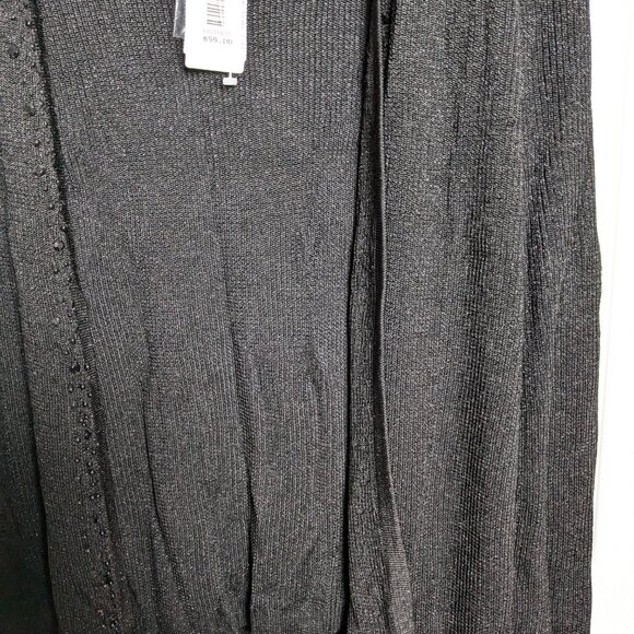 Draper's & Damon's Women's Beaded Sweater Set Petite M, NWT, Black Tank Cardigan - Picture 7 of 16
